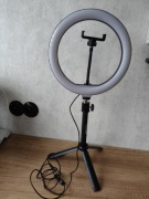 Zestaw do Vlogowania WG statyw z lampą LED