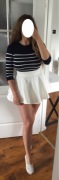 Sweter w paski marynarki Stradivarius rozm. S