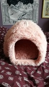 Różowy  Domek posłanie dla zwierzaka - łóżko dla psa lub kota MaxiZoo