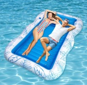 Nadmuchiwany hamak basen, materac pływający 228 x 173 cm