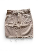 Spódnica jeansowa asymetryczna, H&M, XS