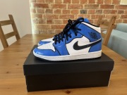 Buty Air Jordan 1 Mid retro signal blue 