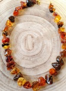 Unikatowy Naszyjnik z Polskiego Bursztynu – Naturalne Bryłki 52 cm