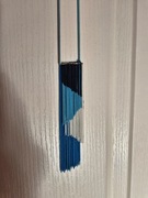 Naszyjnik z niebieskich łańcuszków