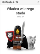 Lego minifigurki 71048 władca wilczego stada
