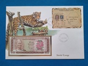 Koperta numizmatyczna z banknotem Sierra Leone