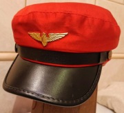 Czapka kolejowa kolejarska kolejarza r58 SBB cff cfs Szwajcaria super red