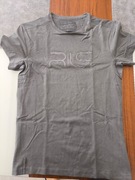 TSHIRT REGULAR Z BAWEŁNY ORGANICZNEJ MĘSKI 4F X ROBERT LEWANDOWSKI