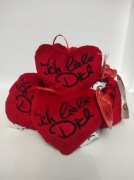 Serce pluszowe Ich liebe dich - poduszka