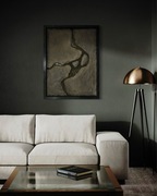 Nowoczesny Obraz 3D z gipsu i żywicy epoksydowej