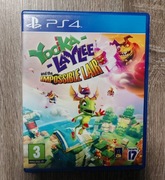 Gra na PlayStation 4 Ps4 Yooka Laylee stan bdb pudełko