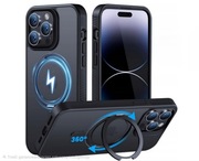 Etui z uchwytem 360 stopni dla Iphone 14 Pro Max MagSafe 