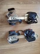 Stare wrotki metalowe regulowane PRL VINTAGE 