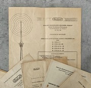 Instrukcje Montażu Anten "POLKAT"  [zestaw 7 różnych instrukcji]