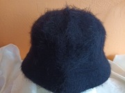 (UNIKAT)Kapelusz na zimę czarny.H&M.Odzież.Głowa.Mróz 2025.Moda.HIT