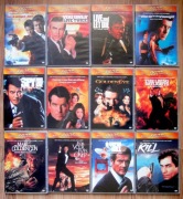 12 DVD - James Bond 007 Goldeneye Żyj i pozwól umrzeć Tylko dla twoich oczu