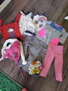 Zestaw paka ubrań dla dziewczynki rozm 92 