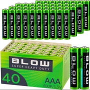 40x NAJMOCNIEJSZA BATERIA AAA R3 PALUSZKI ZESTAW