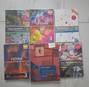 Podręczniki książki do 3 klasy liceum w okładkach bez Historii I matematyki