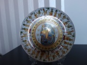 Egipski talerz z wysokiej klasy  porcelany. Z sygnaturą. Na Prezent  