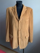 Burberry London sztruksowa miodowa marynarka męska cudowna L XL