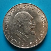 25 szylingów 1958 Austria Carl Auer von Welsbach   Ag 0,800 waga 13 g