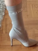 Botki kozaki ze skarpetką r. 40