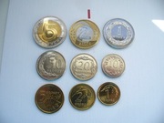 KOMPLET MONET OBIEGOWYCH 9 SZT. Z ROKU 2016