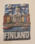 Magnes na lodówkę akrylowy Finland Finlandia (44) 