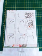 Tekturka, krzesełka 3D, ozdoba, scrapbooking
