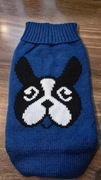Granatowy sweterek dla psa 