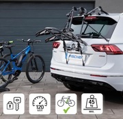 Bagażnik rowerowy Fischer 10444, Czarny, 12"-29", Do 45 kg