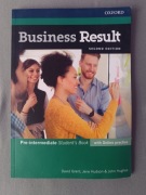 Business Result Pre-Intermediate Student's Book with Online practice 