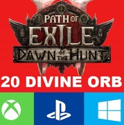 Path of Exile 2 - 20 DIVINE ORB NOWA LIGA - Dawn of the Hunt Standard  PoE2