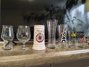 Zestaw 7 sztuk szklanki pokal kufel na piwo