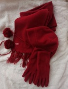 Zestaw czapka, szalik, rękawiczki