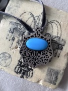 Piękny stary naszyjnik srebrny orient Egipt 