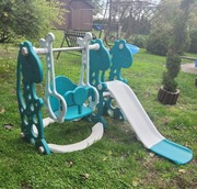 Huśtawka ze zjeżdżalnią 