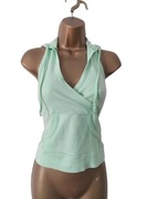 Bluza z kapturem vintage z odkrytymi plecami 8