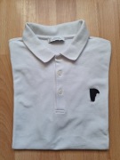 Biała męska bawełniana koszulka polo Versace M 