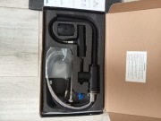 Czarna Bateria Kuchenna Z Wyciąganą Wylewką Obrotowa Do Zlewu