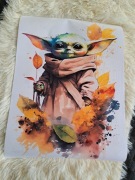 Nowy plakat na płótnie 30x40cm z filmu Gwiezdne Wojny Star Wars 