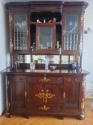 Kredens secesyjny , antyczny, po renowacji.