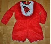 przebranie kombinezon Biedronki 9/11 L_140 cm