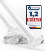 DRĄŻEK Prysznicowy 49-86cm, Bez Wiercenia, Stal Nierdzewna- MEISENBERG