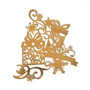 Scrapki Papierowe - Boże Narodzenie Stroik Prezenty Śnieżynki.