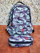 Plecak szkolny / piórnik / w dinozaury