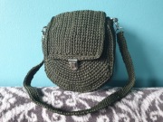 Torebka szydełkowa kuferek