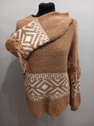 Ciepły Sweter w angielski wzorek 