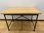 Stół/Biurko 2w1 z Litej Sosny 110x70, Zadbane, Regulowane Wzmocnienia, Loft